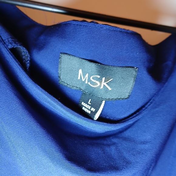 MSK Blue Dress with Silver Details - Picture 5 of 7